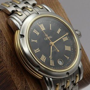 GEVRIL -1st Gen. 25 Jewel- 18k Gold and SS- Model #1425 Automatic- Gorgeous